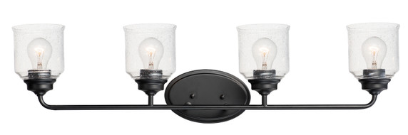 Bathroom Fixtures Four Lights by Maxim ( 16 | 12264CDBK Acadia ) 