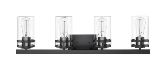 Bathroom Fixtures Four Lights by Millennium ( 59 | 91024-MB Lunden ) 