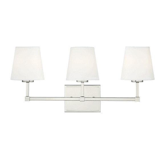 Bathroom Fixtures Three Lights by Meridian ( 446 | M80053PN ) 