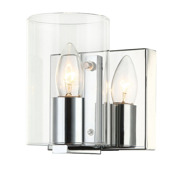 Sconces Single Glass by Maxilite ( 501 | MX 6140-07-1 Magnus ) 