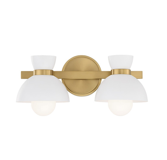 Bathroom Fixtures Two Lights by Meridian ( 446 | M80074NB ) 