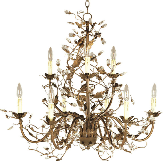 Mid. Chandeliers Candle by Maxim ( 16 | 2852EG Elegante ) 