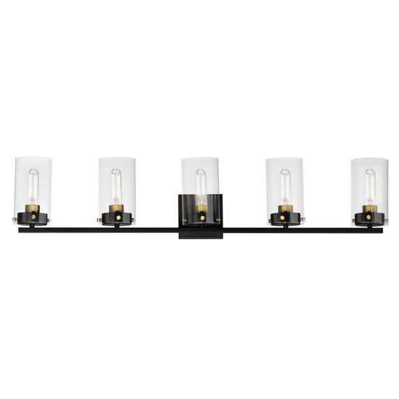 Bathroom Fixtures Five+Lights by Maxim ( 16 | 12405CLBKSBR Pinn ) 
