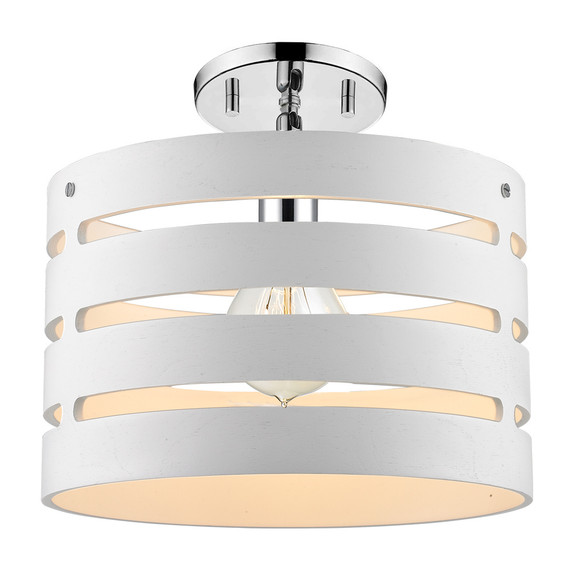 Semi-Flush Mts. Drum Shade by Maxilite ( 501 | MX 3373-02-11 Roby ) 