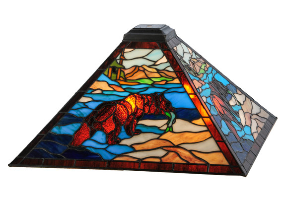 Shades Square by Meyda Tiffany ( 57 | 138517 Grizzly Bear ) 