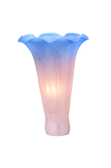 Shades Misc. Glass by Meyda Tiffany ( 57 | 10185 Pink/Blue Pond Lily ) 
