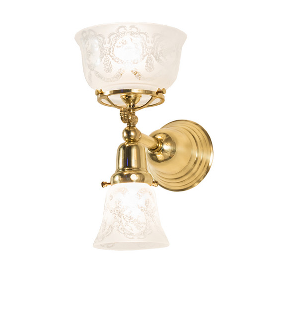 Sconces Double Glass by Meyda Tiffany ( 57 | 190753 Revival ) 