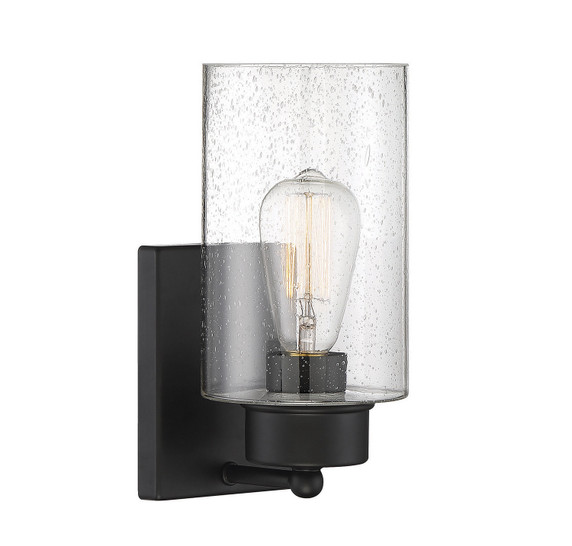 Sconces Single Glass by Meridian ( 446 | M90013MBK Mscon ) 