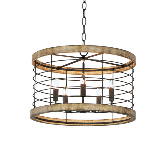 Mid. Chandeliers Candle by Maxim ( 16 | 12515DWBK Homestead ) 