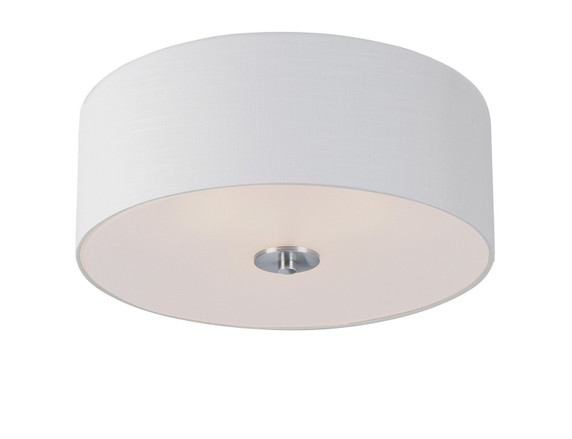 Flush Mounts Drum Shade by Maxim ( 16 | 10010WLSN Bongo ) 