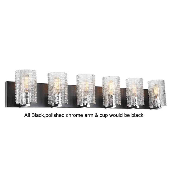 Bathroom Fixtures Five+Lights by Maxilite ( 501 | MX 6148-07-6 Haiden ) 
