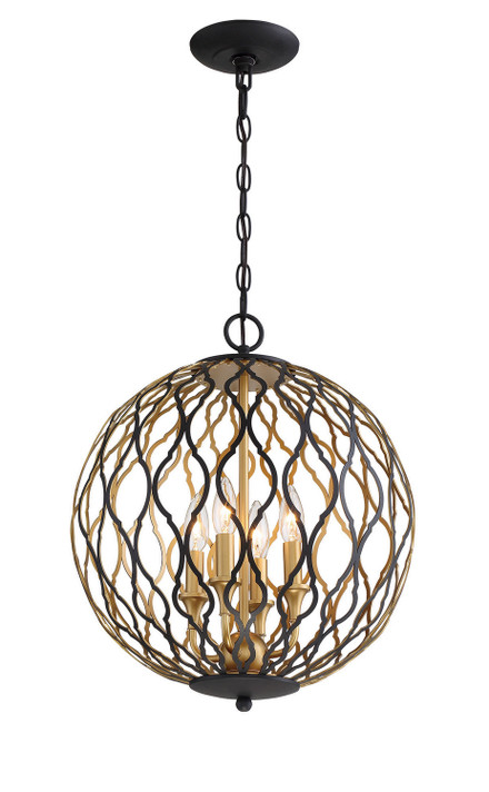 Pendants Sphere by Minka-Lavery ( 7 | 2404-680 Gilded Glam ) 