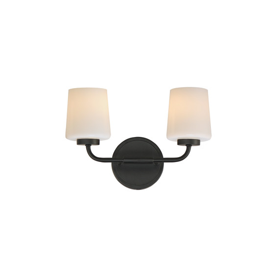 Sconces Double Glass by Maxim ( 16 | 12692WTBK Durham ) 