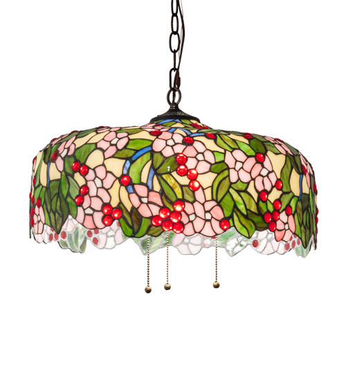 Pendants Glass Down by Meyda Tiffany ( 57 | 72991 Tiffany Cherry Blossom ) 