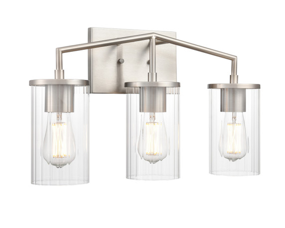 Bathroom Fixtures Three Lights by Millennium ( 59 | 9523-BN Beverlly ) 