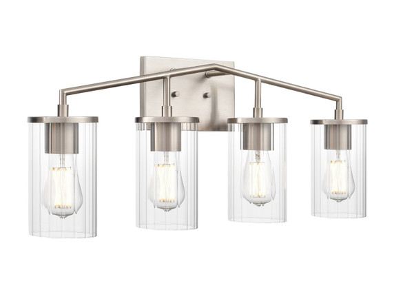 Bathroom Fixtures Four Lights by Millennium ( 59 | 9524-BN Beverlly ) 