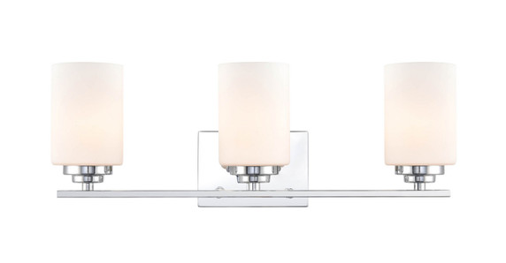 Bathroom Fixtures Three Lights by Millennium ( 59 | 3183-CH Durham ) 
