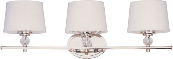 Bathroom Fixtures Three Lights by Maxim ( 16 | 12763WTPN Rondo ) 