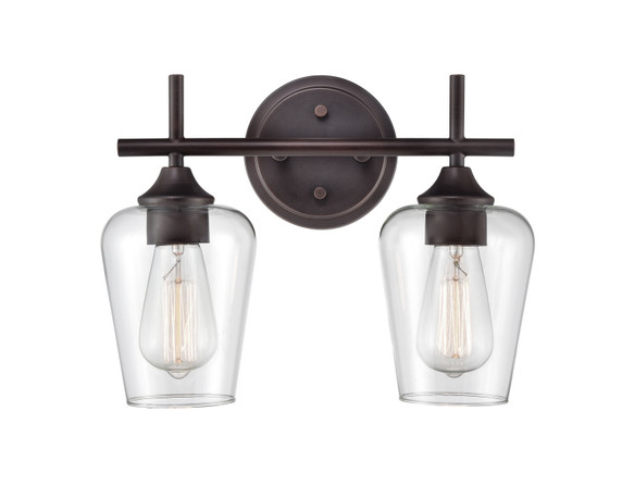 Bathroom Fixtures Two Lights by Millennium ( 59 | 9702-RBZ Ashford ) 