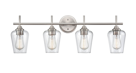 Bathroom Fixtures Four Lights by Millennium ( 59 | 9704-BN Ashford ) 
