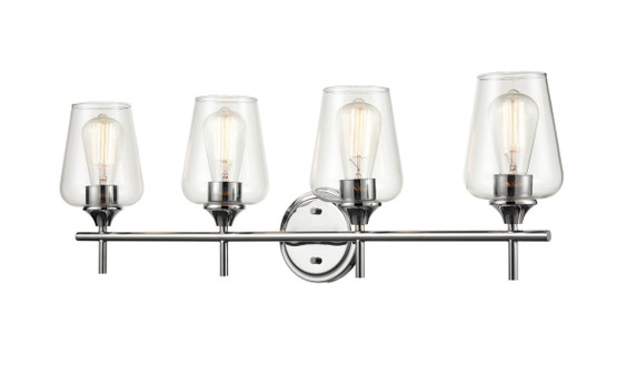 Bathroom Fixtures Four Lights by Millennium ( 59 | 9704-CH Ashford ) 