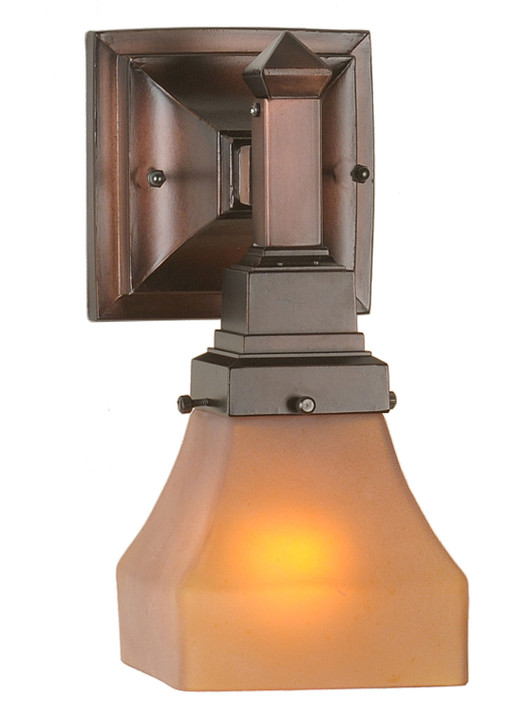 Sconces Single Glass by Meyda Tiffany ( 57 | 50357 Bungalow ) 