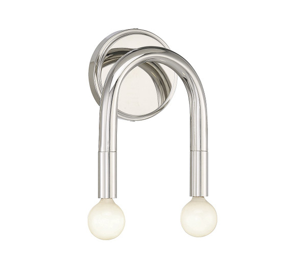 Sconces Double Candle by Meridian ( 446 | M90099PN ) 