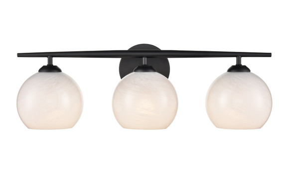 Bathroom Fixtures Three Lights by Millennium ( 59 | 18103-MB Kimorra ) 