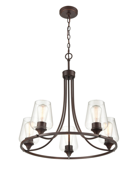 Mid. Chandeliers Glass Up by Millennium ( 59 | 9725-RBZ Ashford ) 