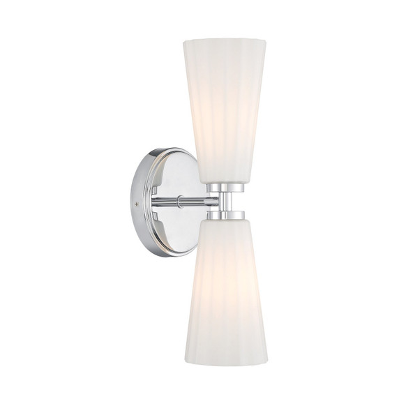 Sconces Double Glass by Meridian ( 446 | M90109CH ) 
