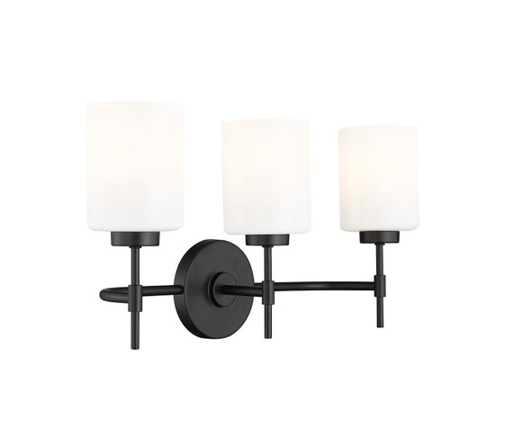 Bathroom Fixtures Three Lights by Millennium ( 59 | 19603-MB Keylee ) 