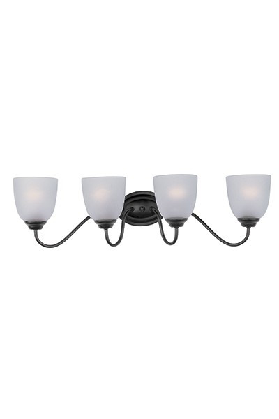 Bathroom Fixtures Four Lights by Maxim ( 16 | 10074FTBK Stefan ) 