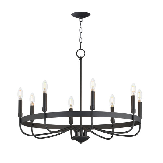 Mid. Chandeliers Candle by Maxim ( 16 | 14498BK Frankie ) 