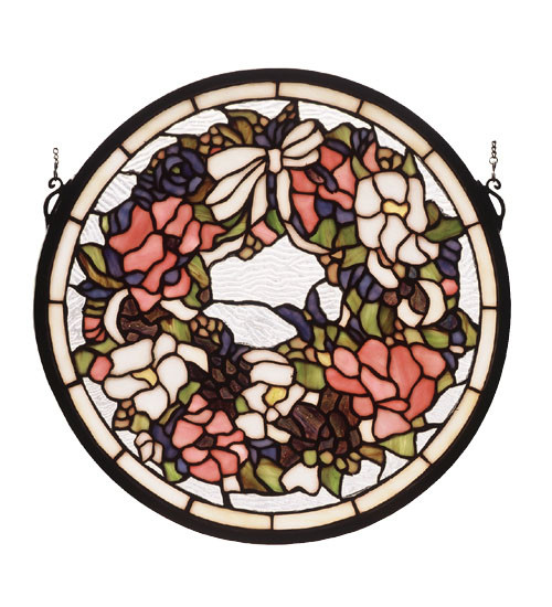 Home Accents Tiffany Windows/Wall Panels by Meyda Tiffany ( 57 | 79836 Wreath ) 