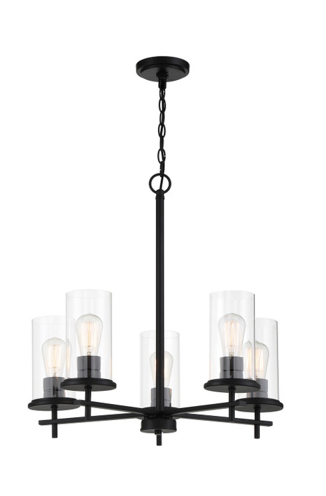 Mid. Chandeliers Glass Up by Minka-Lavery ( 7 | 4095-66A Haisley ) 