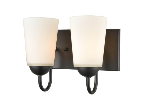 Bathroom Fixtures Two Lights by Millennium ( 59 | 9812-MB Ivey Lake ) 