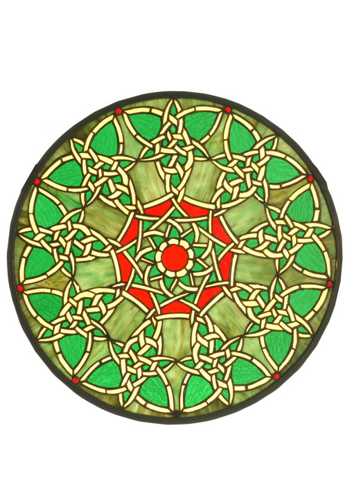 Home Accents Tiffany Windows/Wall Panels by Meyda Tiffany ( 57 | 51527 Knotwork Trance Medallion ) 