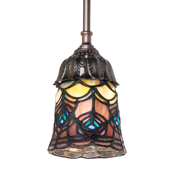 Mini Pendants Glass Down by Meyda Tiffany ( 57 | 81430 Tiffany Peacock Feather ) 