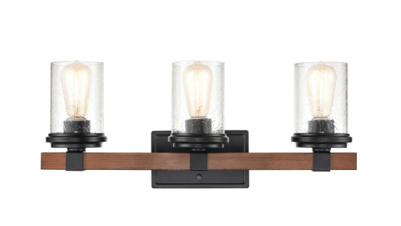 Bathroom Fixtures Three Lights by Millennium ( 59 | 3803-MB/WG Taos ) 