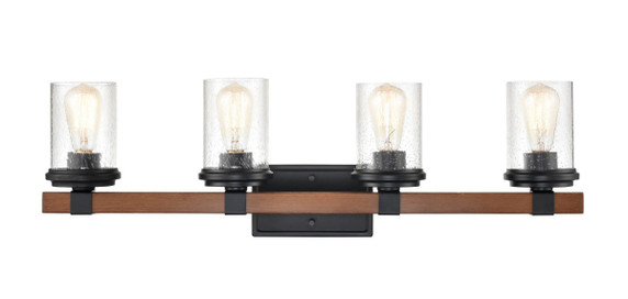 Bathroom Fixtures Four Lights by Millennium ( 59 | 3804-MB/WG Taos ) 