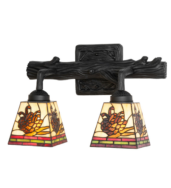 Bathroom Fixtures Two Lights by Meyda Tiffany ( 57 | 273487 Pinecone ) 