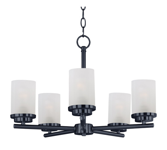 Mid. Chandeliers Glass Up by Maxim ( 16 | 10205FTBK Corona ) 