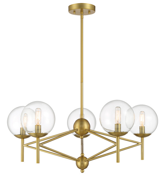 Mid. Chandeliers Glass Down by Minka-Lavery ( 7 | 2795-695 Auresa ) 