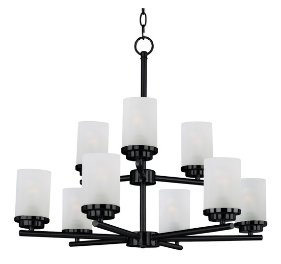 Mid. Chandeliers Glass Up by Maxim ( 16 | 10206FTBK Corona ) 