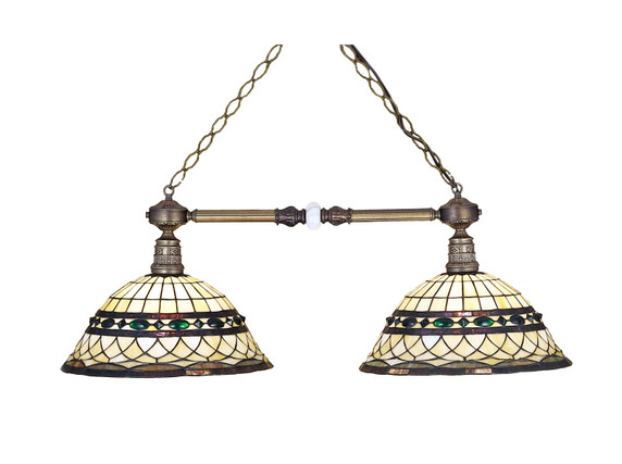Linear/Island 2 Light Bar by Meyda Tiffany ( 57 | 27408 Tiffany Roman ) 
