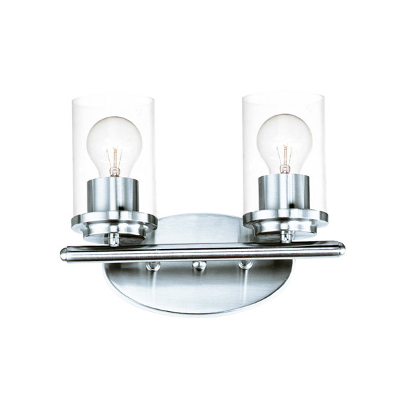 Bathroom Fixtures Two Lights by Maxim ( 16 | 10212CLPC Corona ) 