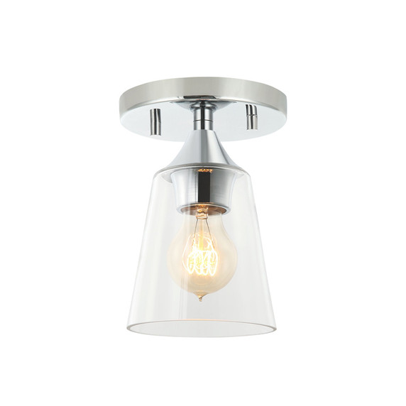 Flush Mounts Glass Down by Maxilite ( 501 | MX 3513-11 Bronson-Clear ) 
