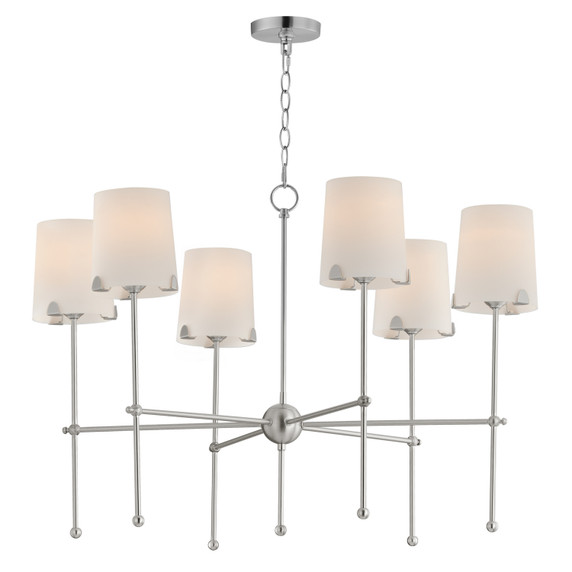 Mid. Chandeliers Glass Up by Maxim ( 16 | 32366WTSN Huntington ) 