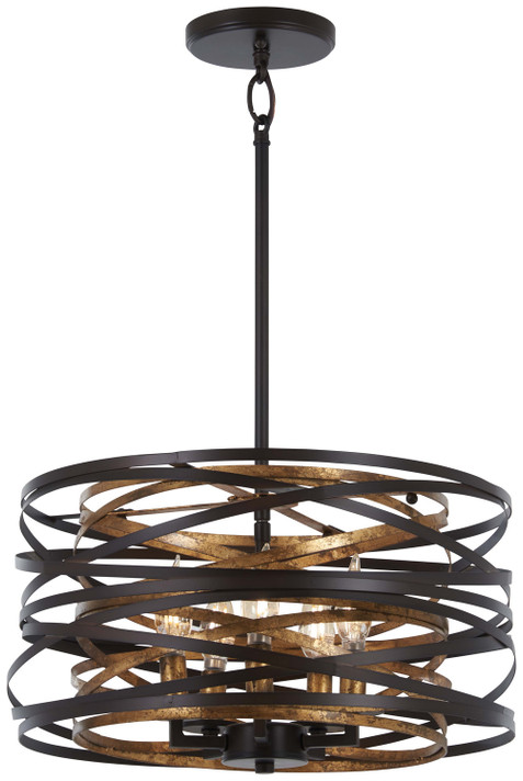 Pendants Drum Shade by Minka-Lavery ( 7 | 4675-111 Vortic Flow ) 