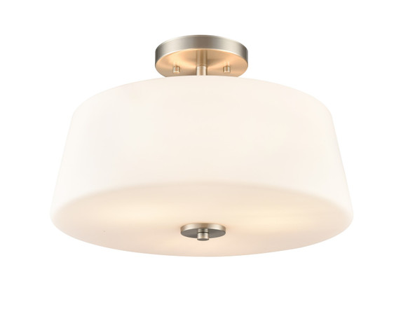 Semi-Flush Mts. Bowl Style by Millennium ( 59 | 214103-BN Laphia ) 